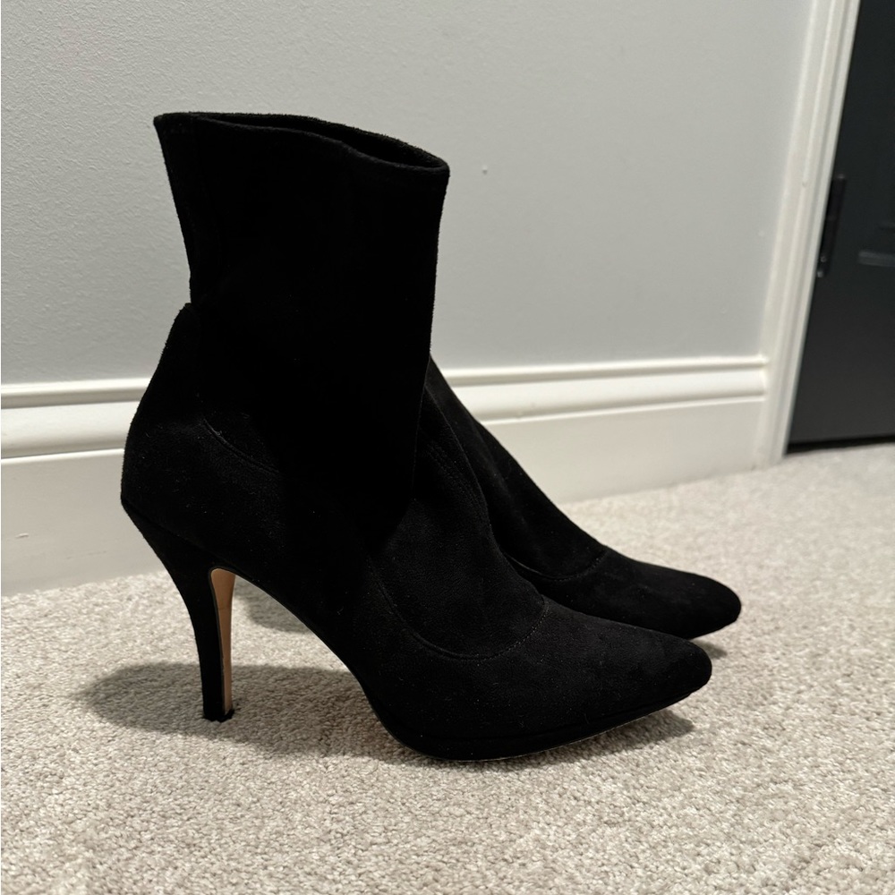 White House Black Market Black Ankle Boots